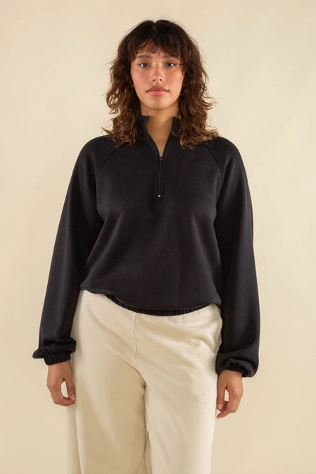 Kensie Quarter Zip Sweatshirt