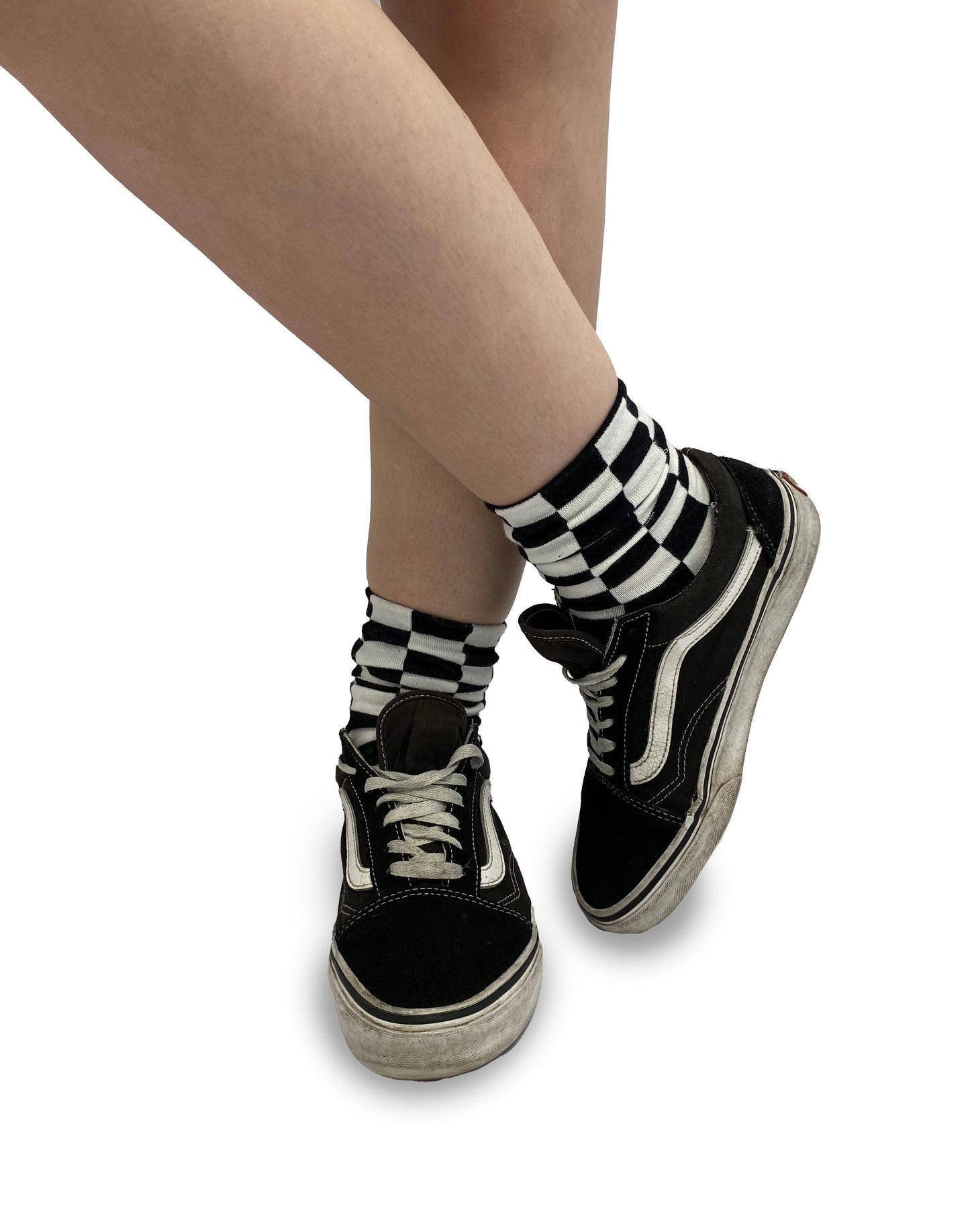 Checkerboard Ankle Socks