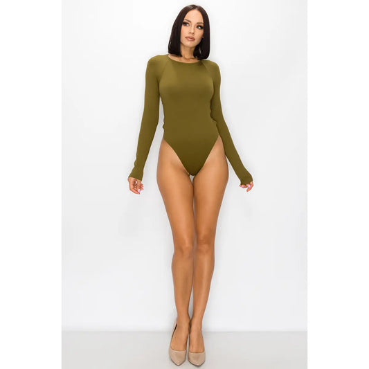 Side Windows Cutout Bodysuit