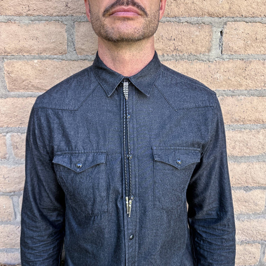 Snake Rattle Bolo Tie*