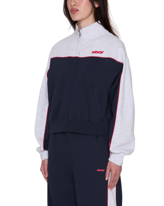Zeno Mock Neck Zip Up