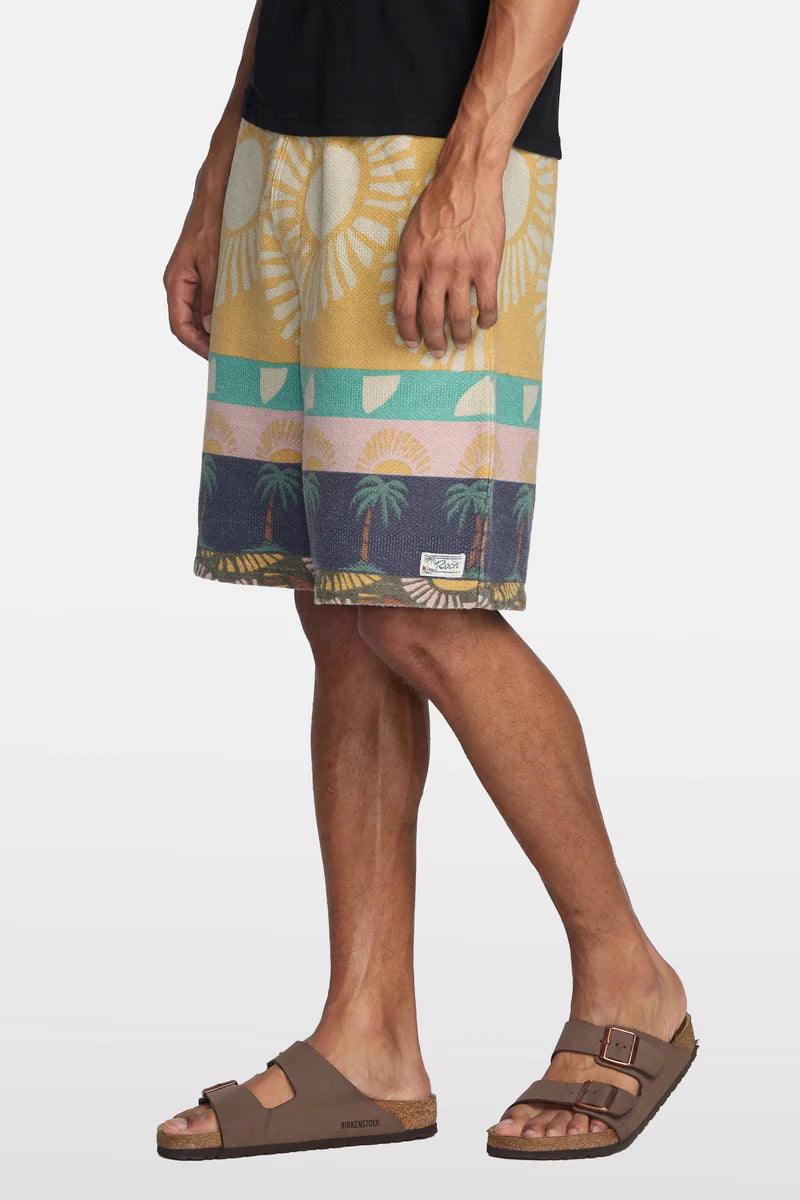 Exotica Stripe Elastic 19" Short SALE