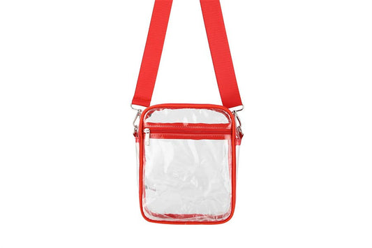 Clear See Thru Cross Body Handbag
