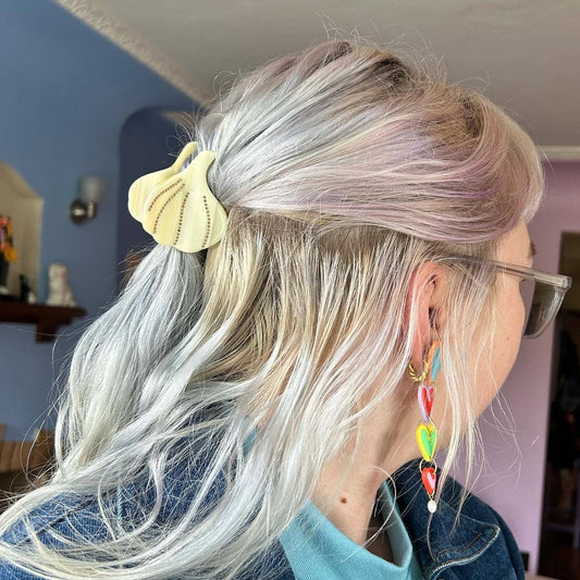 Mini Garlic Rhinestone Hair Claw