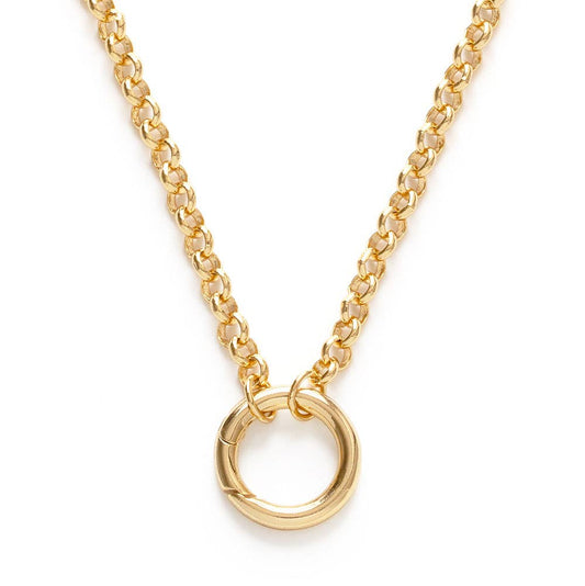 Rolo Chain with Charm Holder Necklace*
