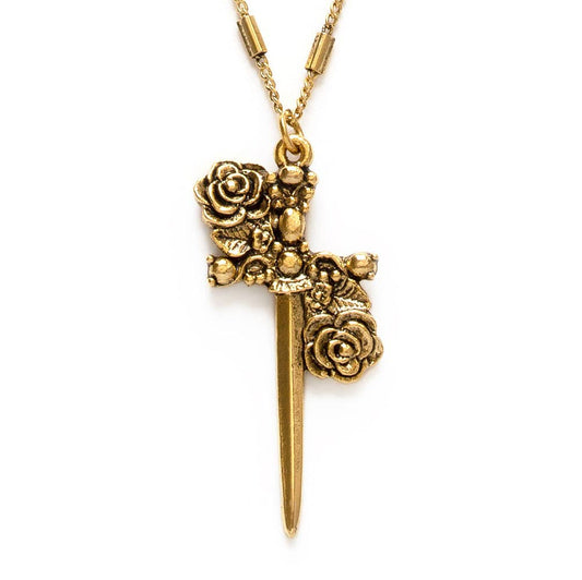 Gothic Romance Dagger Necklace