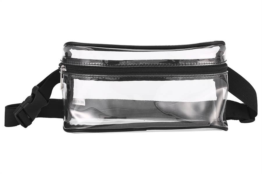 Clear See Thru Rectangle Fanny Pack