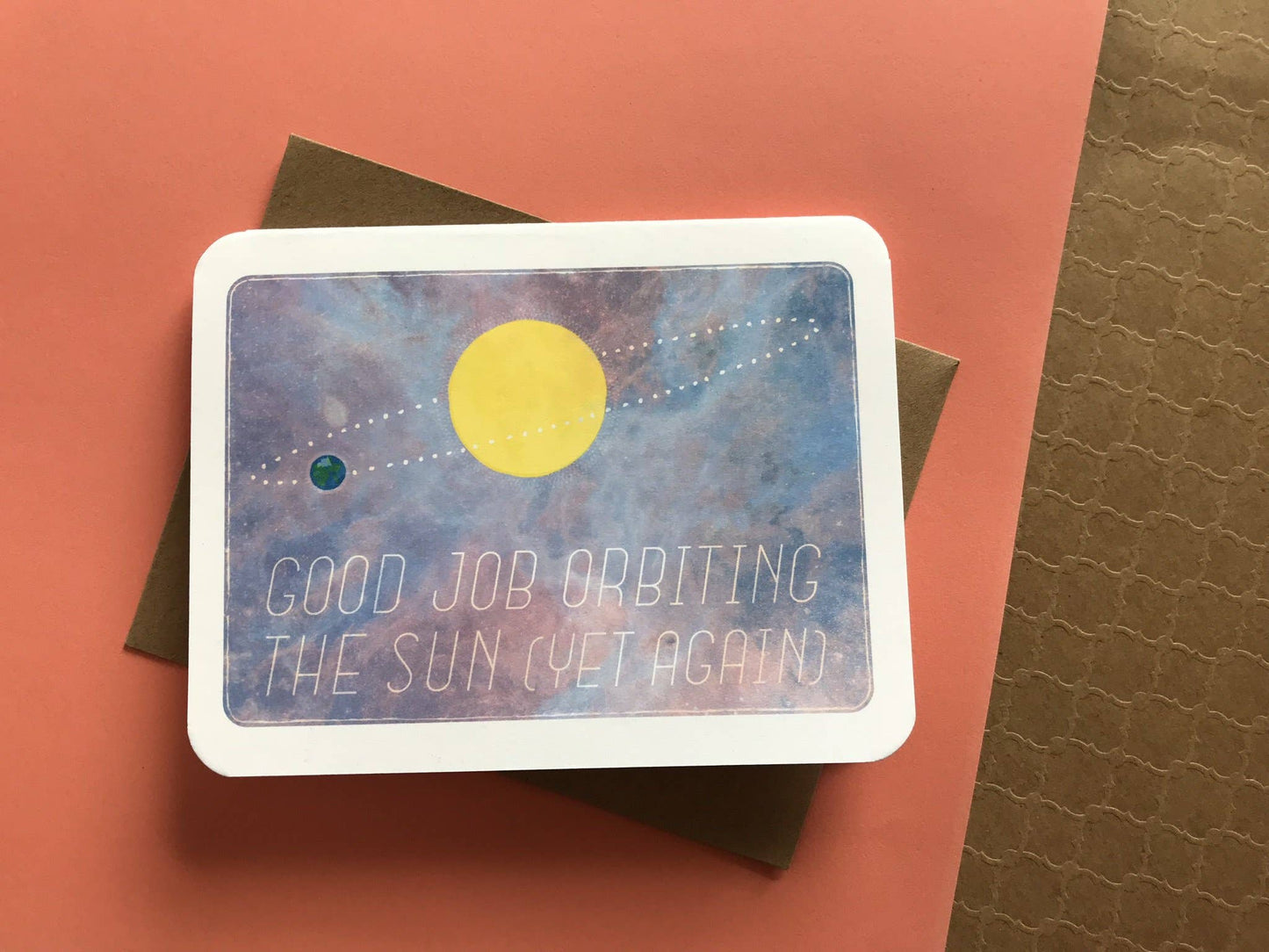 Orbit the Sun Birthday Card