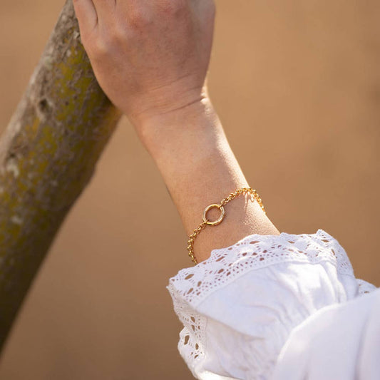 ROLO Chain with Charm Holder Clasp Bracelet*