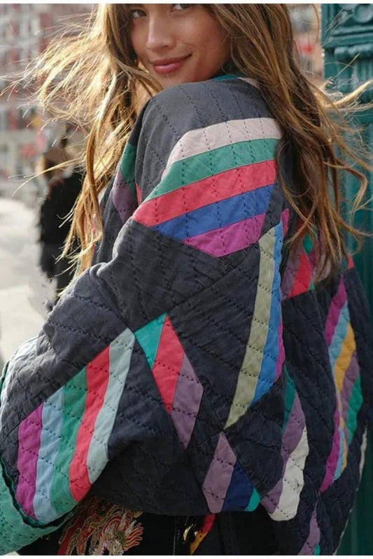 Granny's Square Patchwork Coat