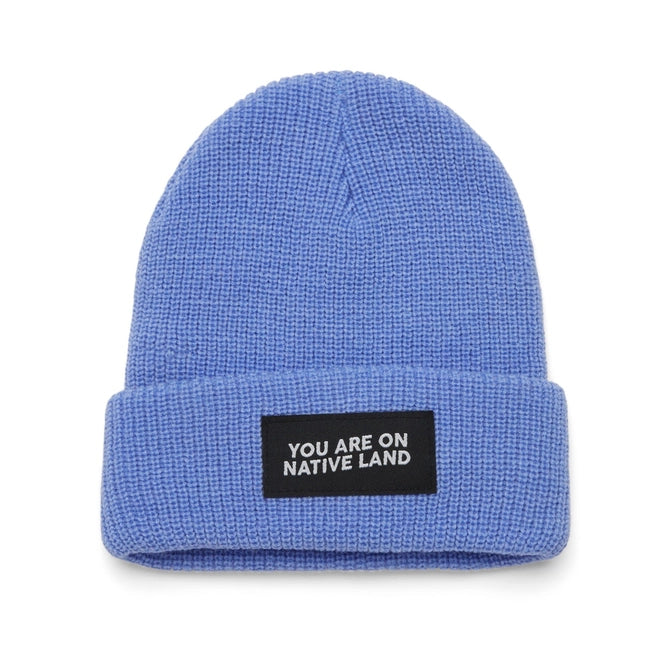 'You Are On Native Land' Beanie