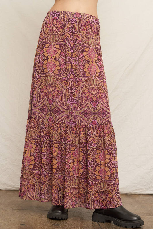 Paisley Park Maxi Skirt SALE