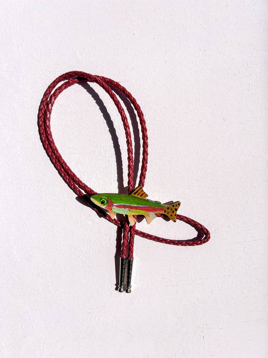 Rainbow Trout Bolo Tie
