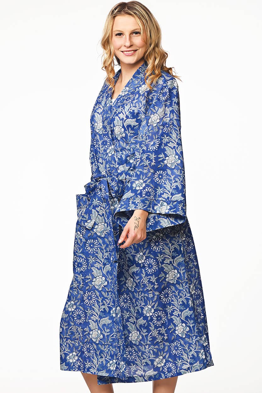 Lalita Block Print Kimono Robes