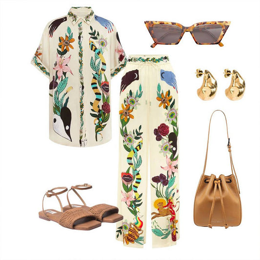 Vintage Hanky 2 Piece Set