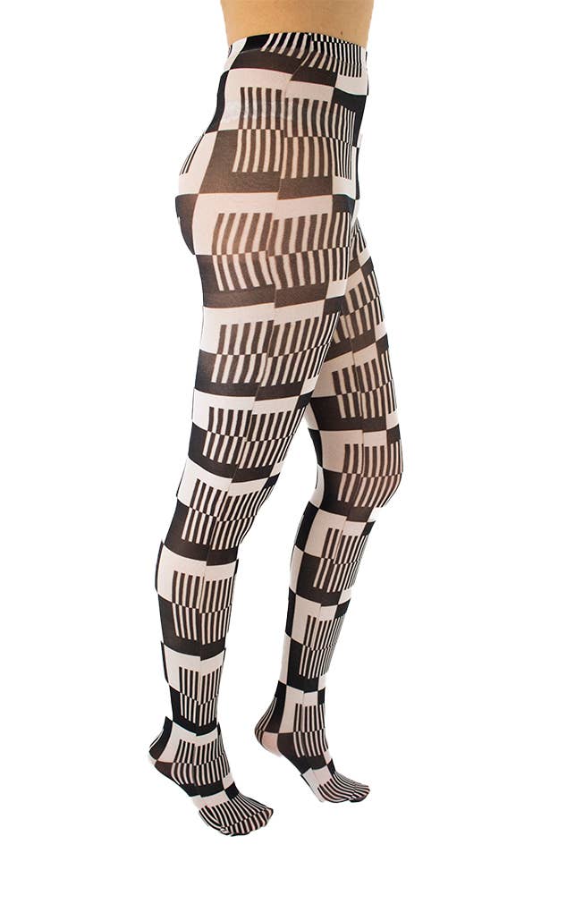 Monochrome Cube Tights