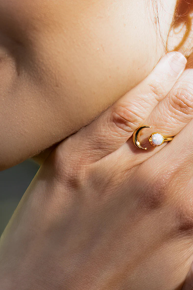 Champagne Supernova Ring