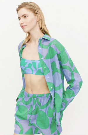 Map Quest Oversized Top