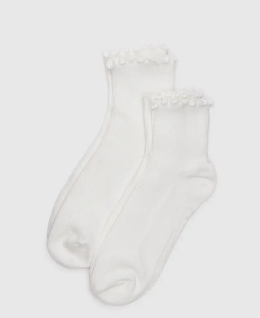 Baggu Lettuce Edge Sock Set of 2