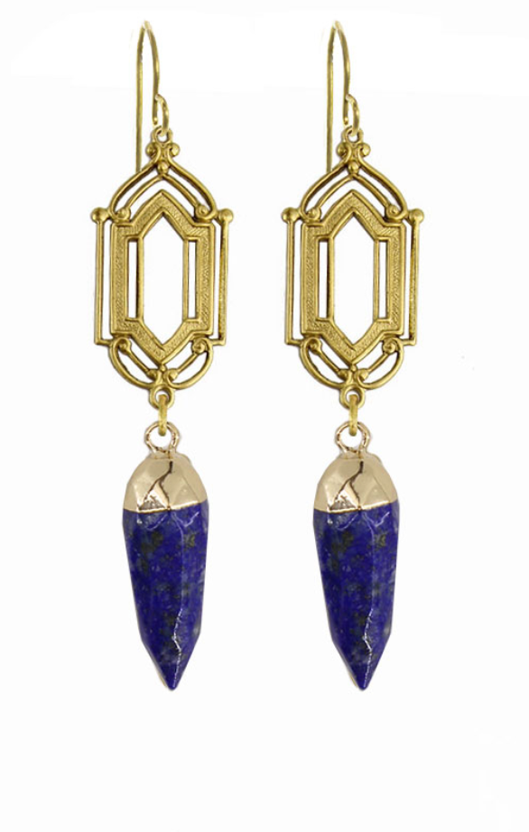 Cathedral Lapis Earrings