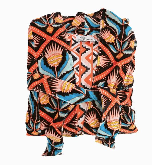 Martha Velvet Reversible Robe