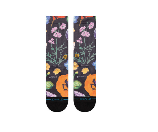Lucias Floral Crew Socks