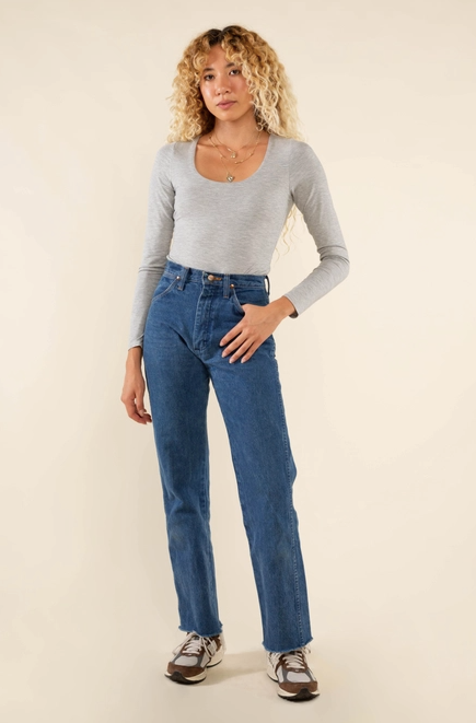 Otto U-Neck Long Sleeve Bodysuit