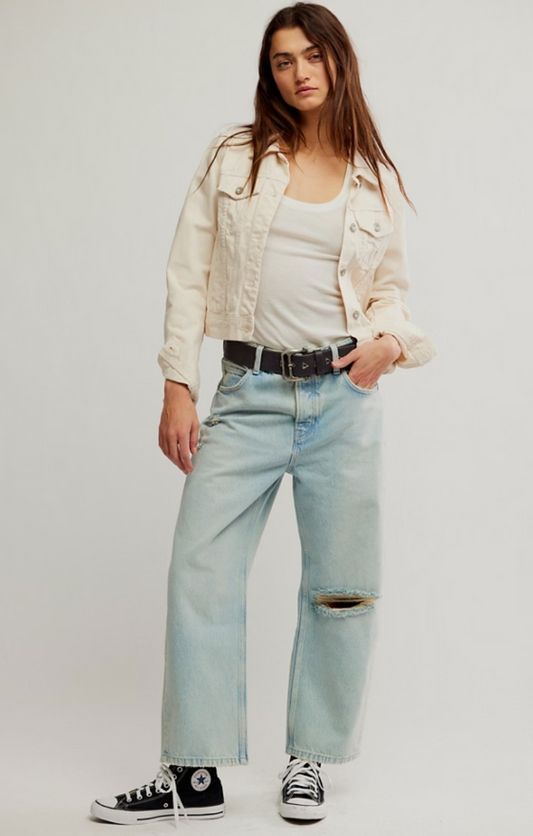 Deep Trance Dropped Boyfriend Jeans SALE