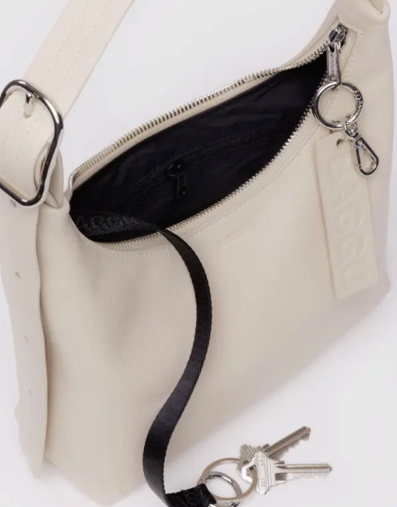 Mini Recycled Leather Shoulder Bag
