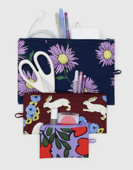 Baggu Flat Pouch Set*