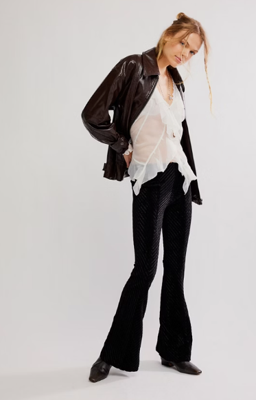 Penny Pull On Velvet Pants