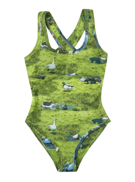 Crossback One Piece Swimsuit