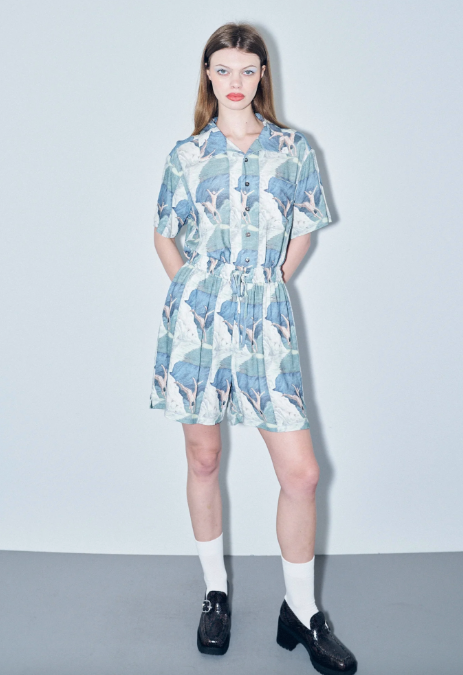 Unisex Linen Button Up