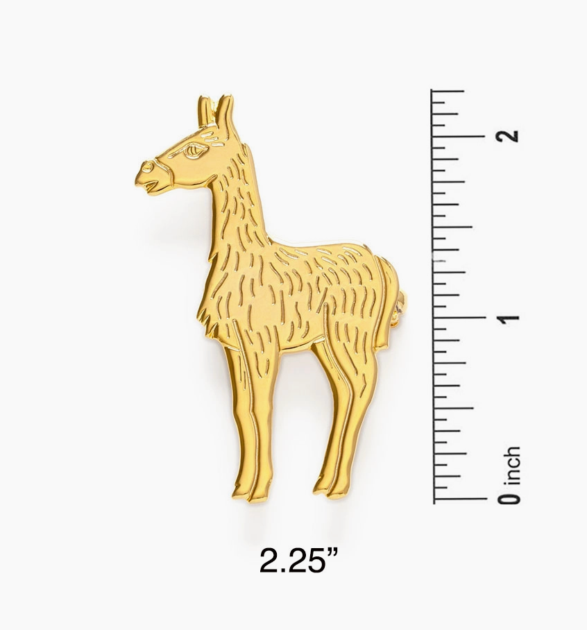 Llama Brooch