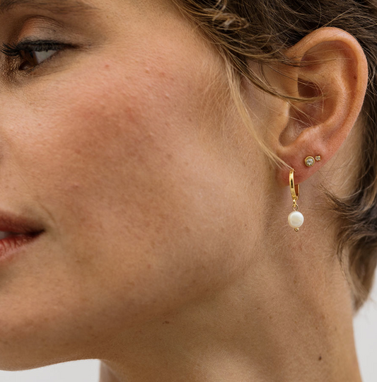 Freshwater PEARL Huggie Hoops