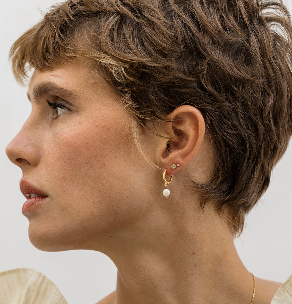 Freshwater PEARL Huggie Hoops