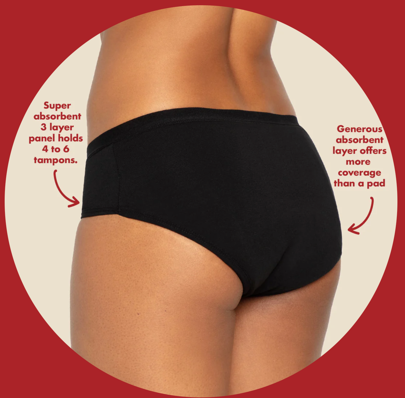 The Bikini in Microfiber -Medium Flows