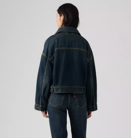 Loose Crop Trucker Jacket