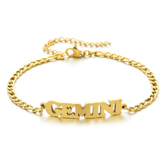 Zodiac Pendant Bracelet