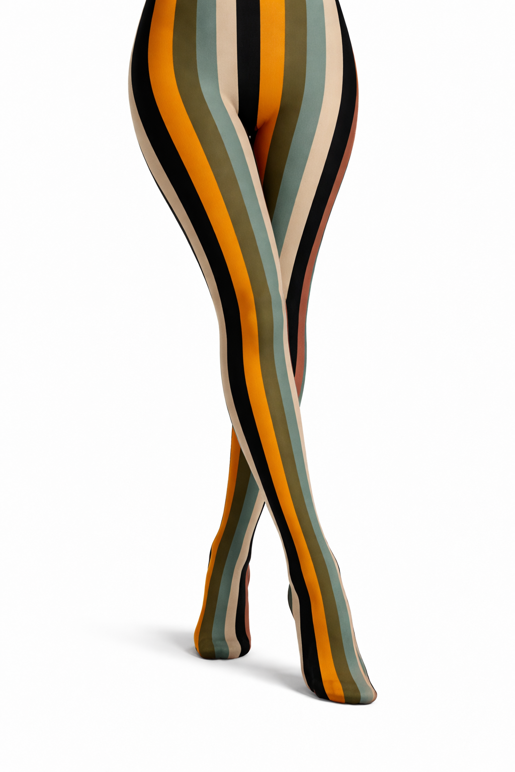 Classic Stripe Printed Tights