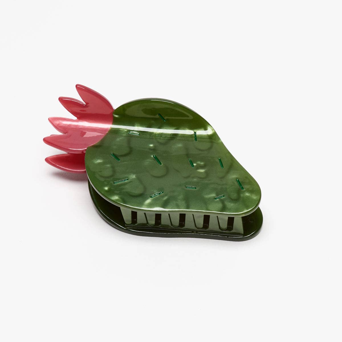 Nopal Succulent Cactus Flower Hair Claw