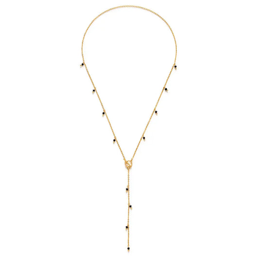 Beaded Lariat Necklace