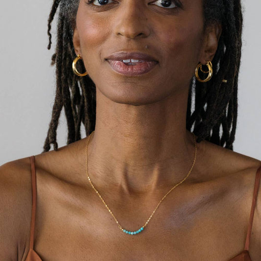 3mm Faceted Gemstone Necklace