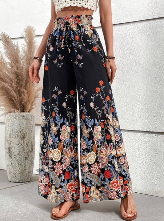Wandering Eye Wide Leg Pants