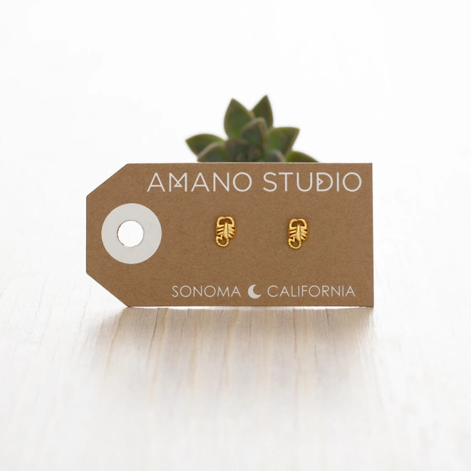Scorpion Stud Earrings