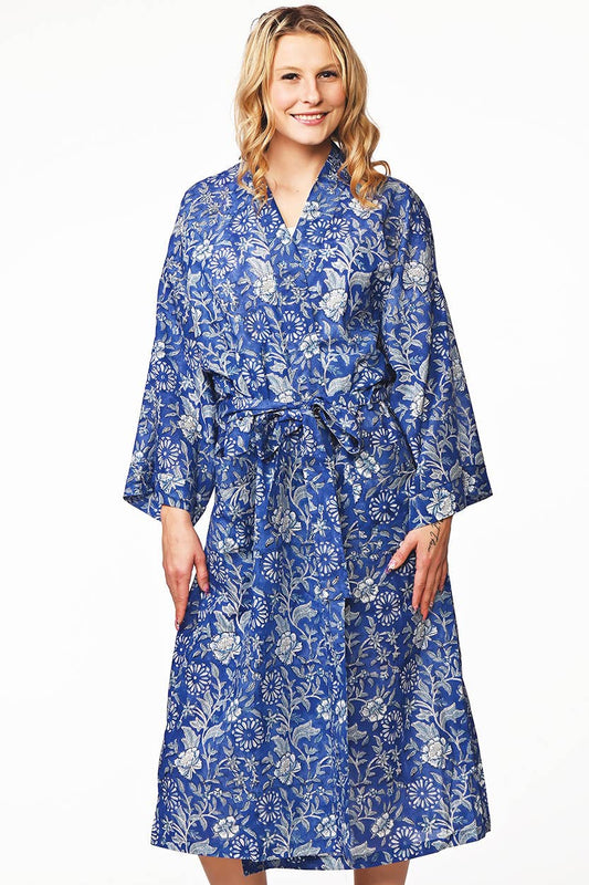 Lalita Block Print Kimono Robes