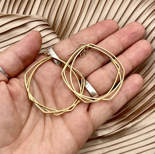 Handmade Giza Hoop Earrings