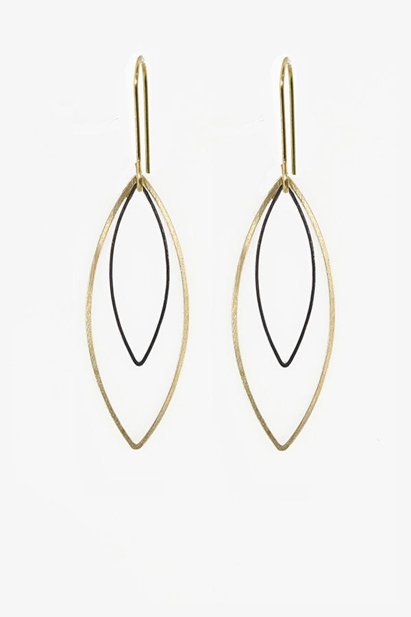 Marquise Duo Noire Earrings