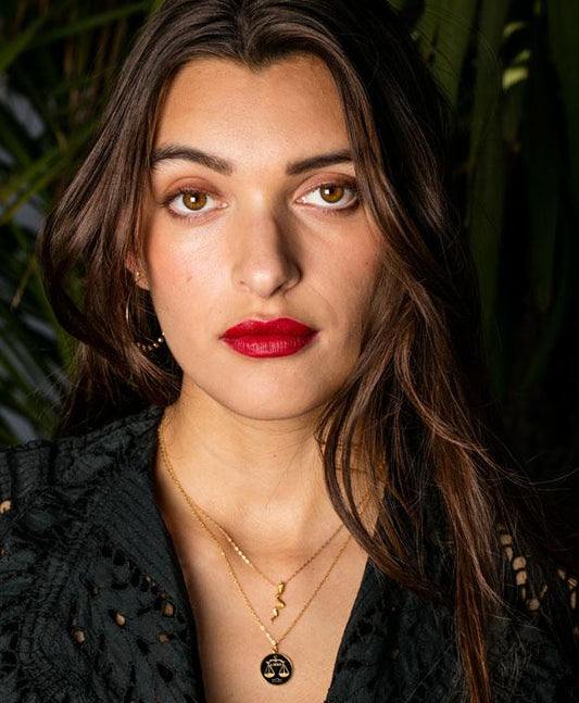 Tiny Gold Serpent Necklace