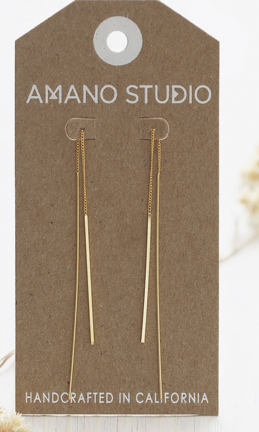 Needle and Thread Earrings